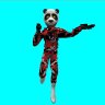 SKIN MÁSCARA DE PANDA VERMELHO