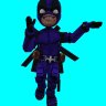 SKIN Deadpool bebê Azul